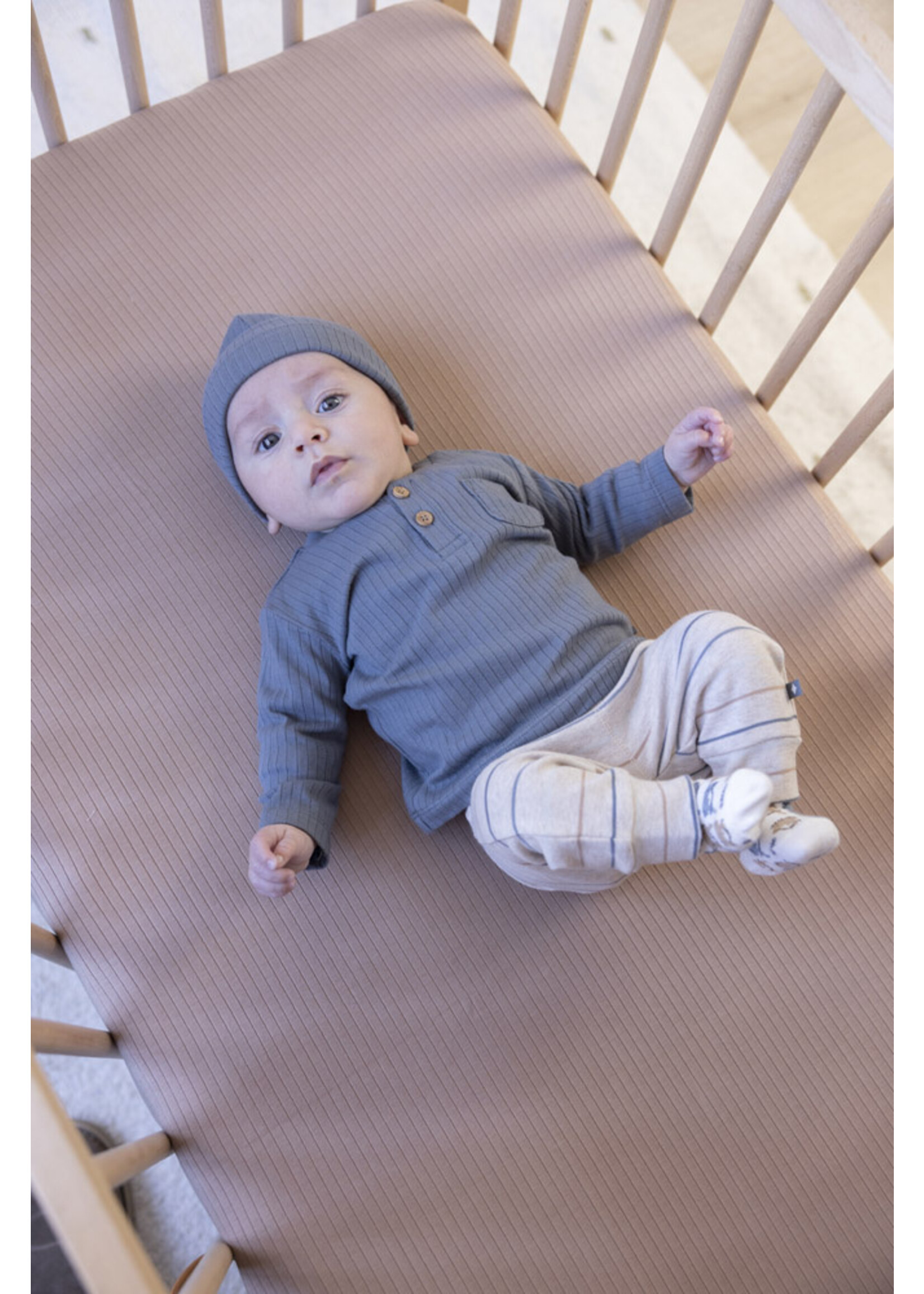Feetje Longsleeve Rib - Howdy Blauw