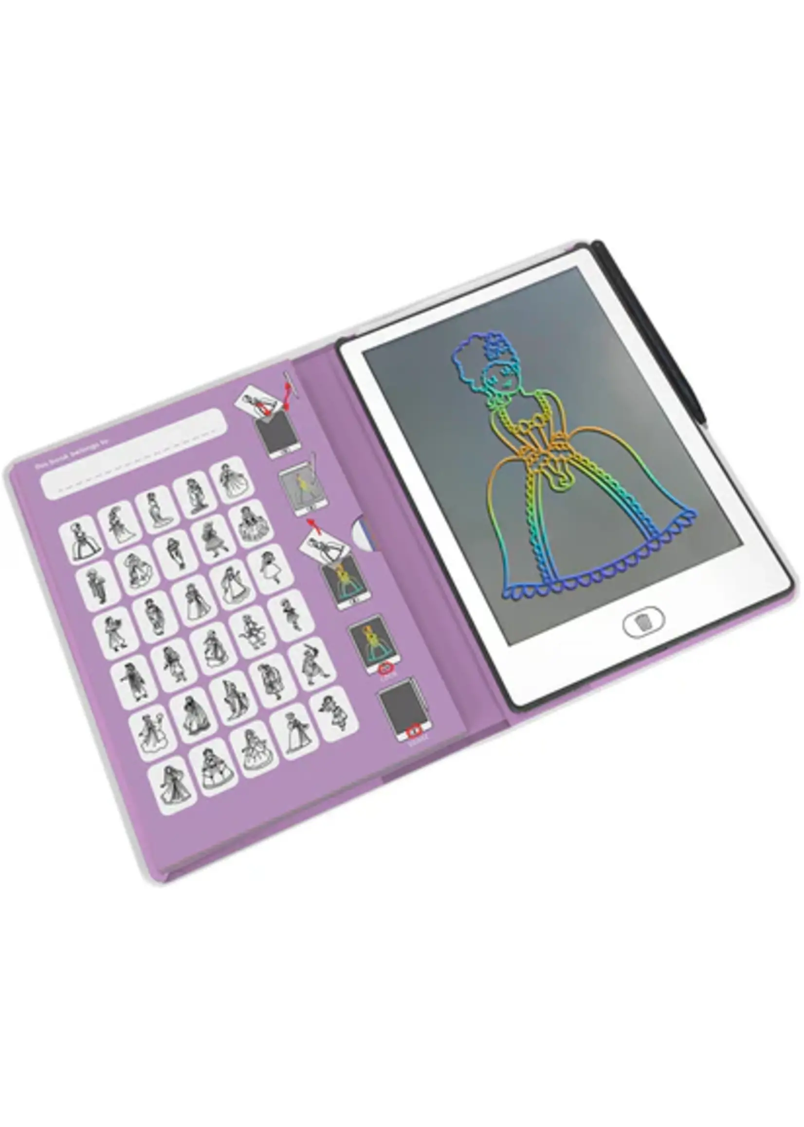 Kidywolf Kidydraw - Tekenboekje met LCD scherm - Princess