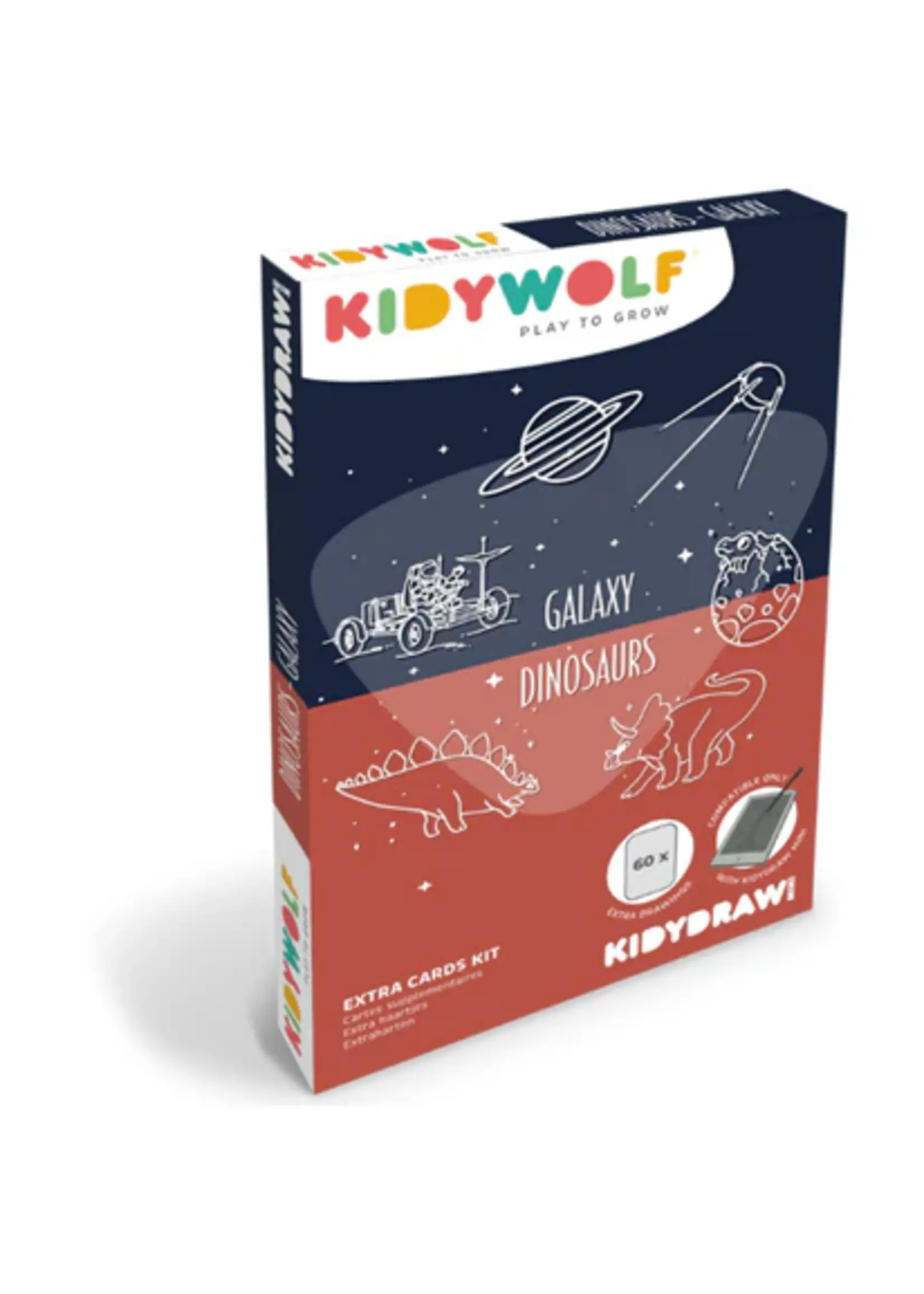 Kidywolf Kidydraw - Refil Dinosaurs & Galaxy