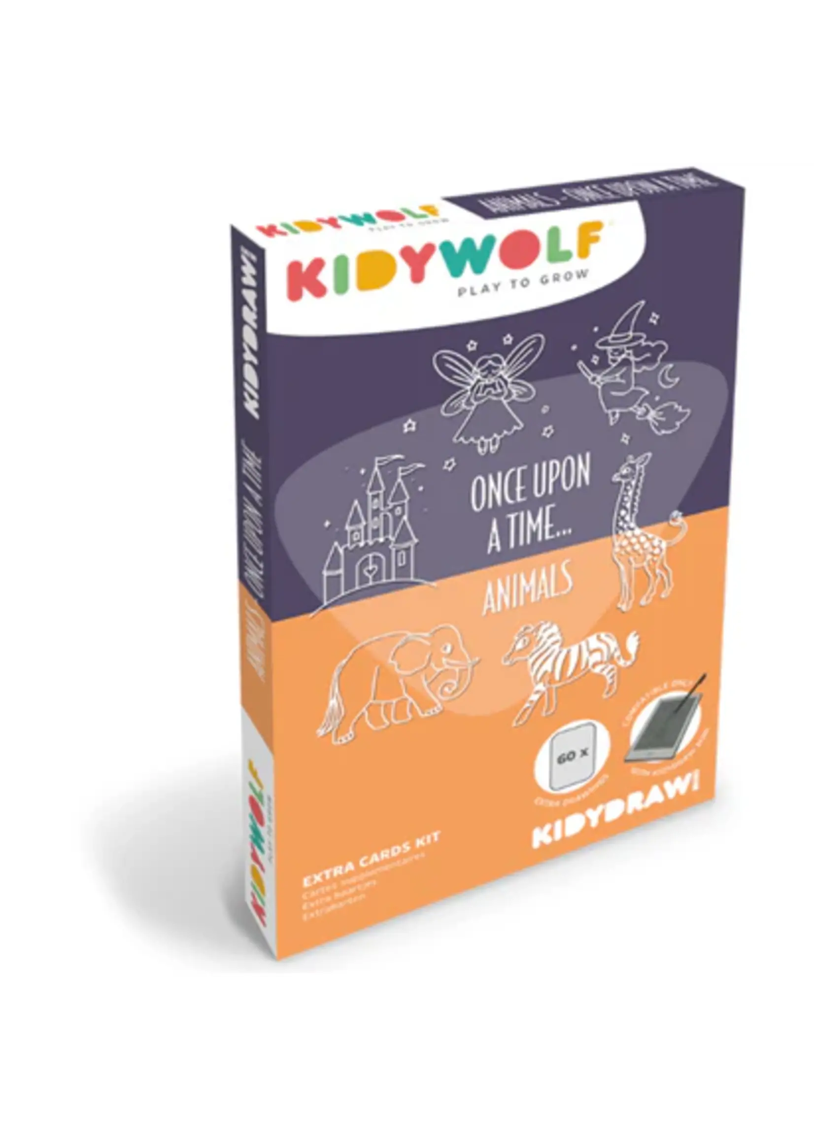 Kidywolf Kidydraw - Refil Animals & Once upon a time