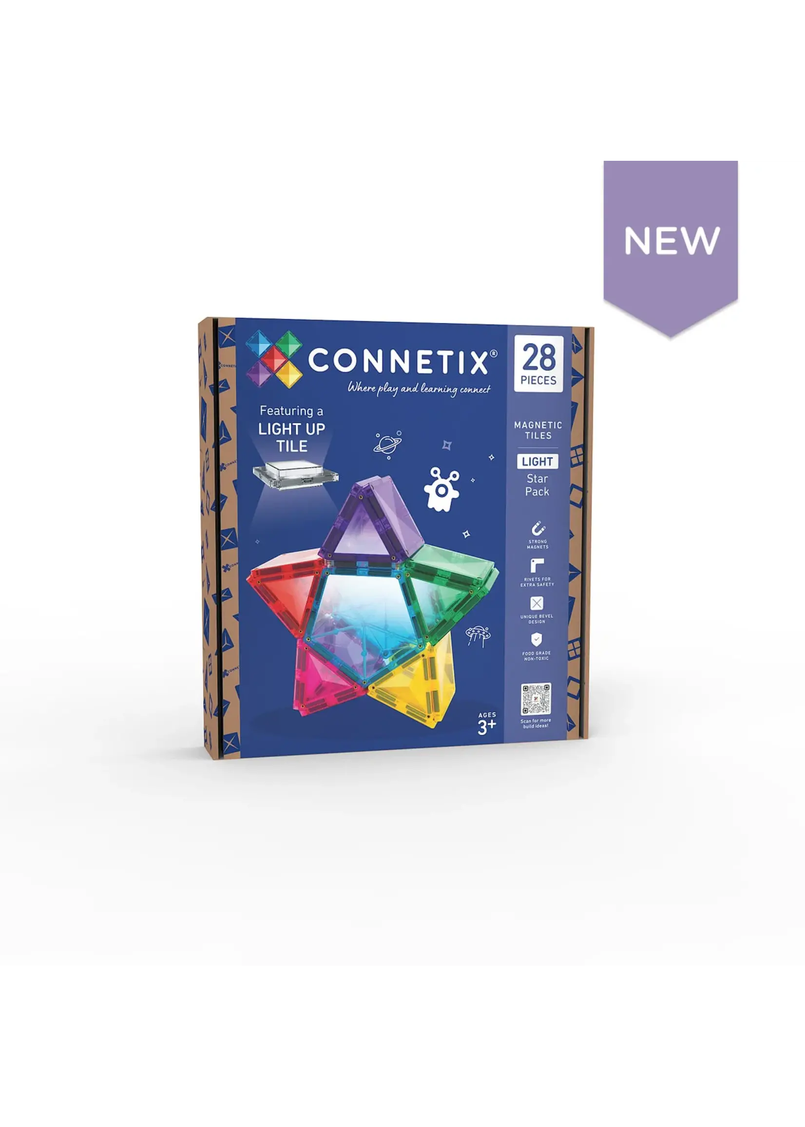 Connetix Connetix - Light Star Pack 28 stuks