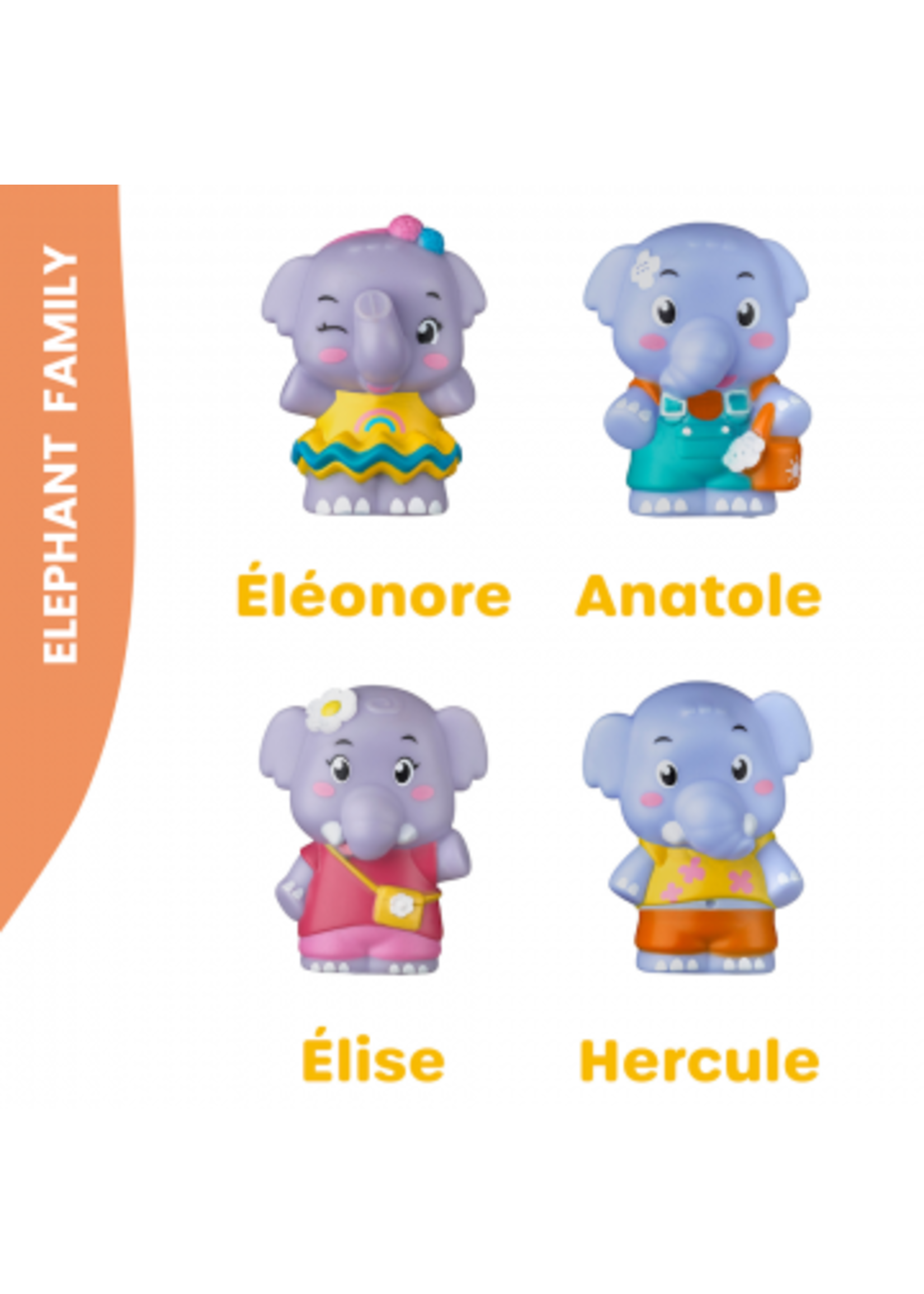 Klorofil Speelset familie Elephant