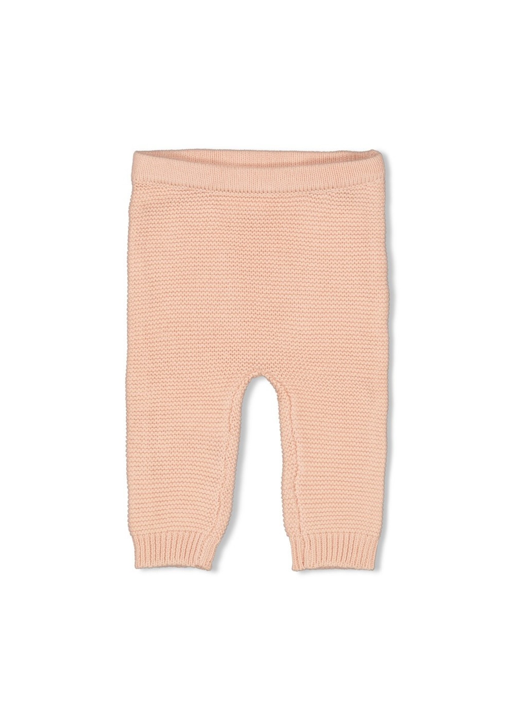 Feetje Broek gebreid - The Knits Roze