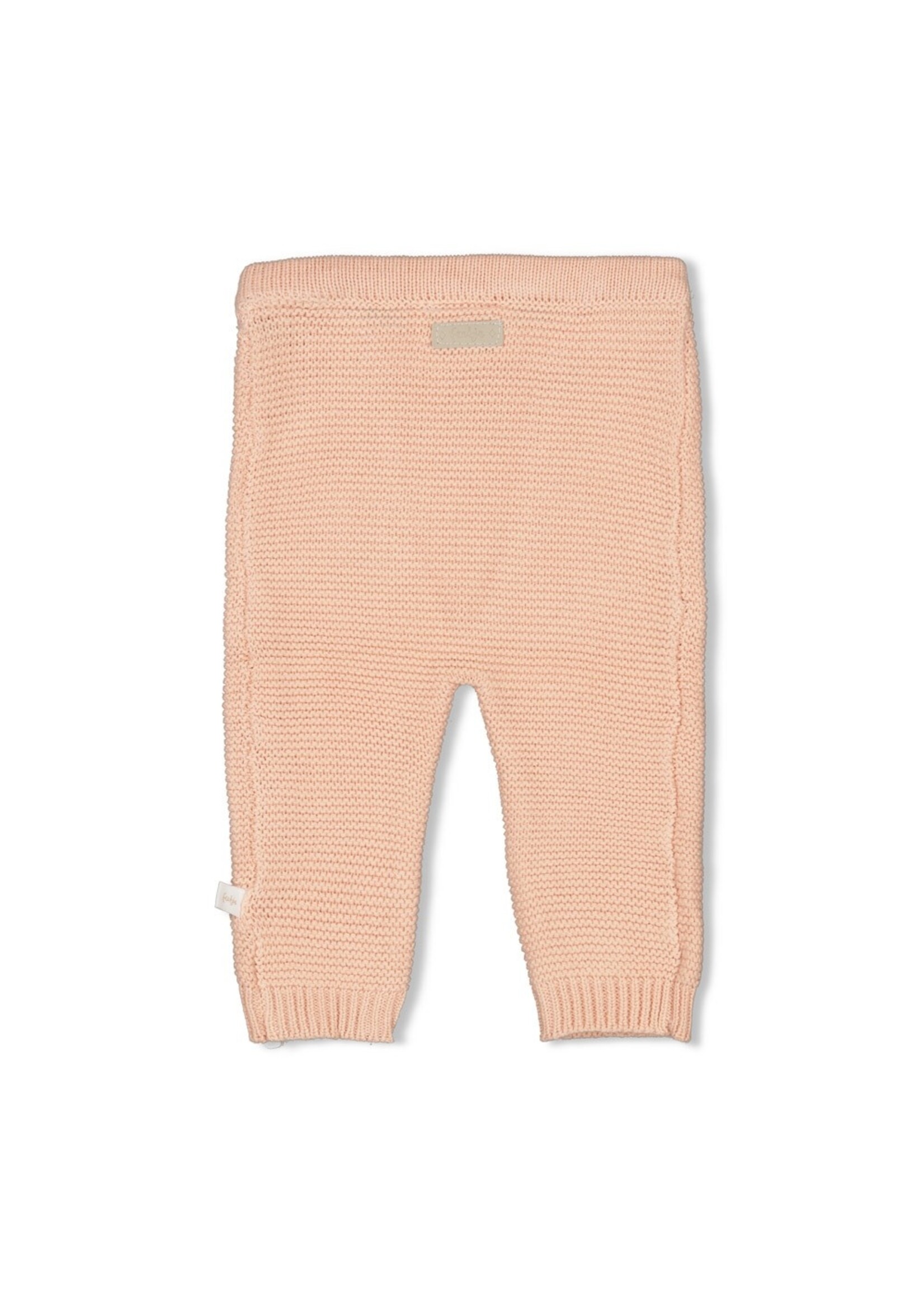 Feetje Broek gebreid - The Knits Roze