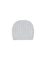 Feetje Mutsje gebreid - The Knits Blauw Melange