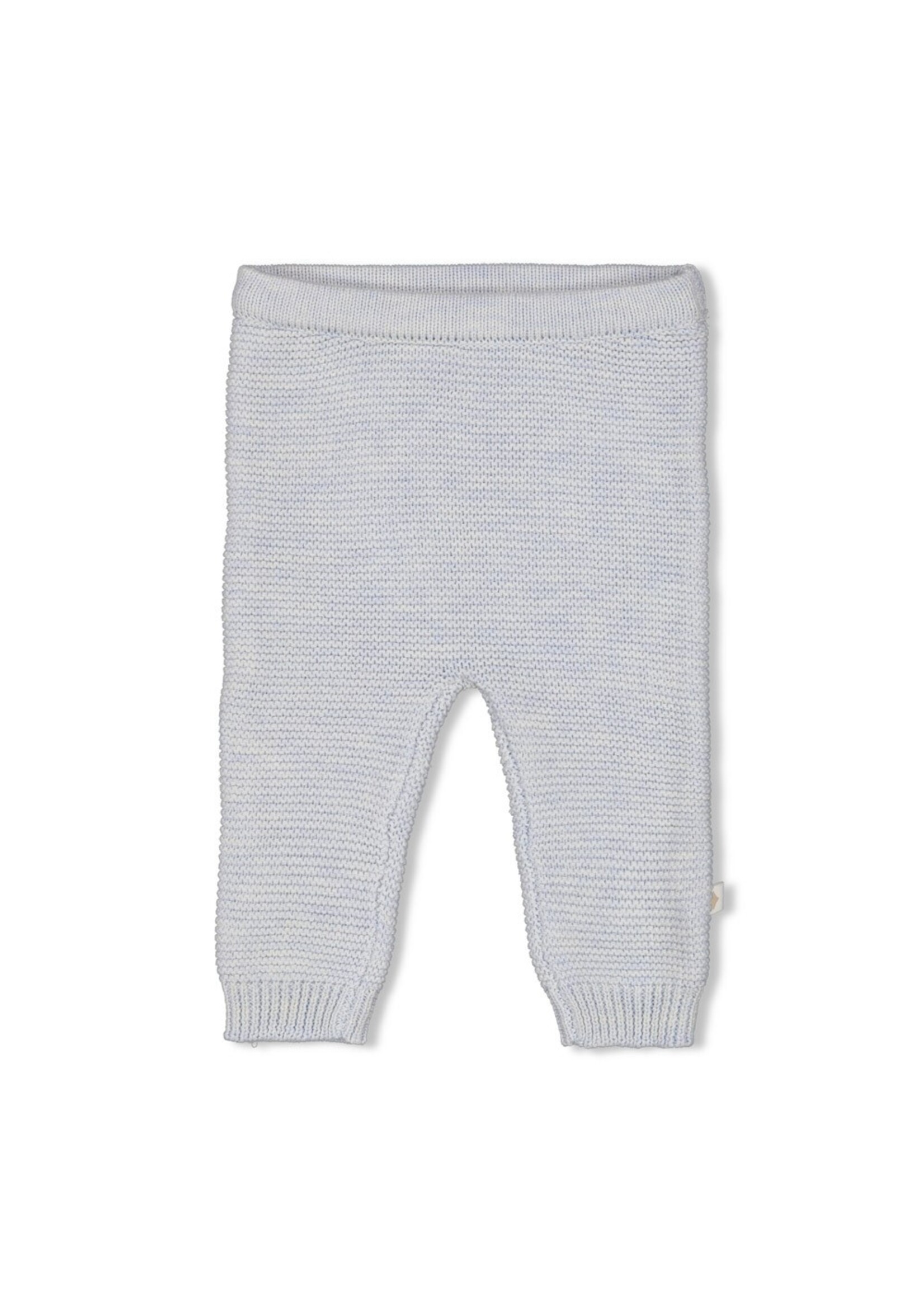 Feetje Broek gebreid - The Knits Blauw Melange