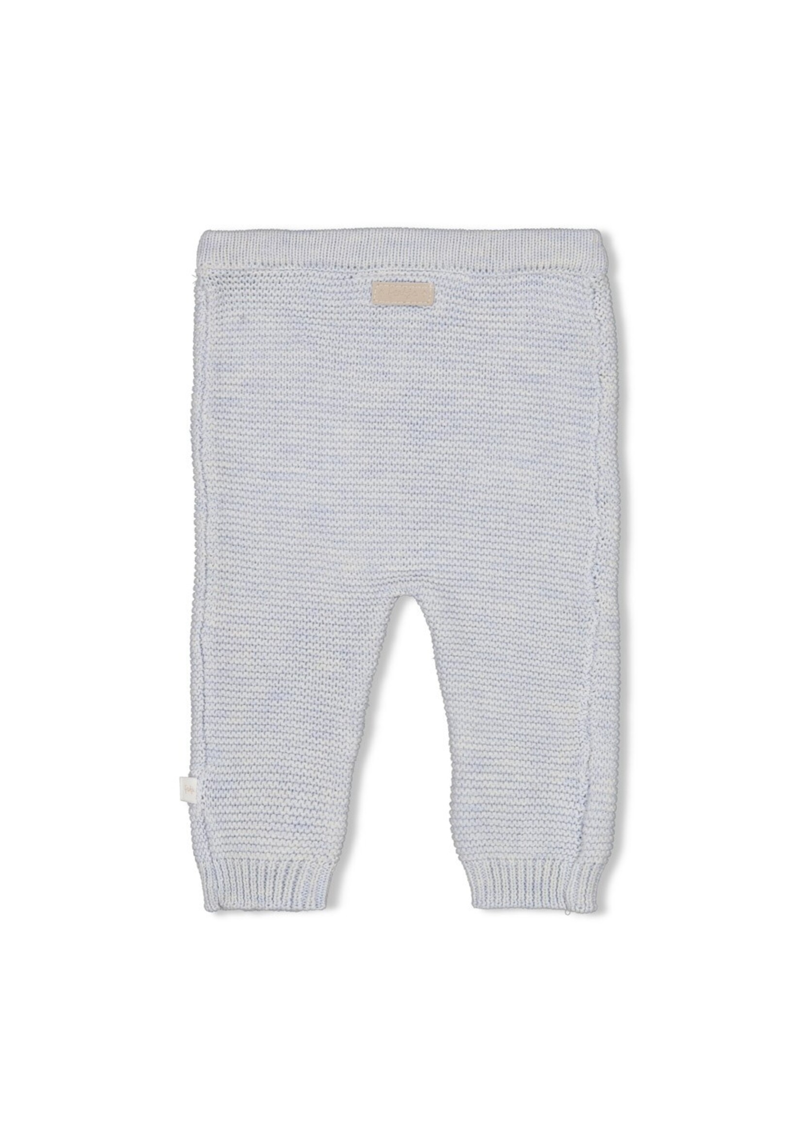 Feetje Broek gebreid - The Knits Blauw Melange
