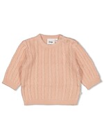 Feetje Sweater gebreid - The Knits Roze