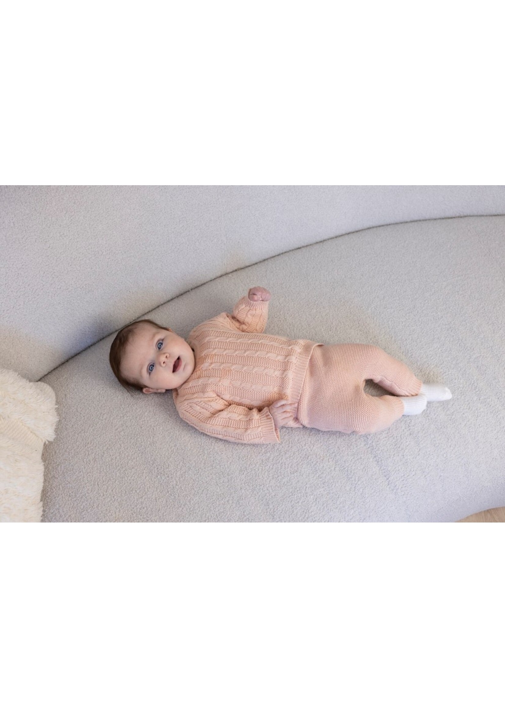 Feetje Sweater gebreid - The Knits Roze
