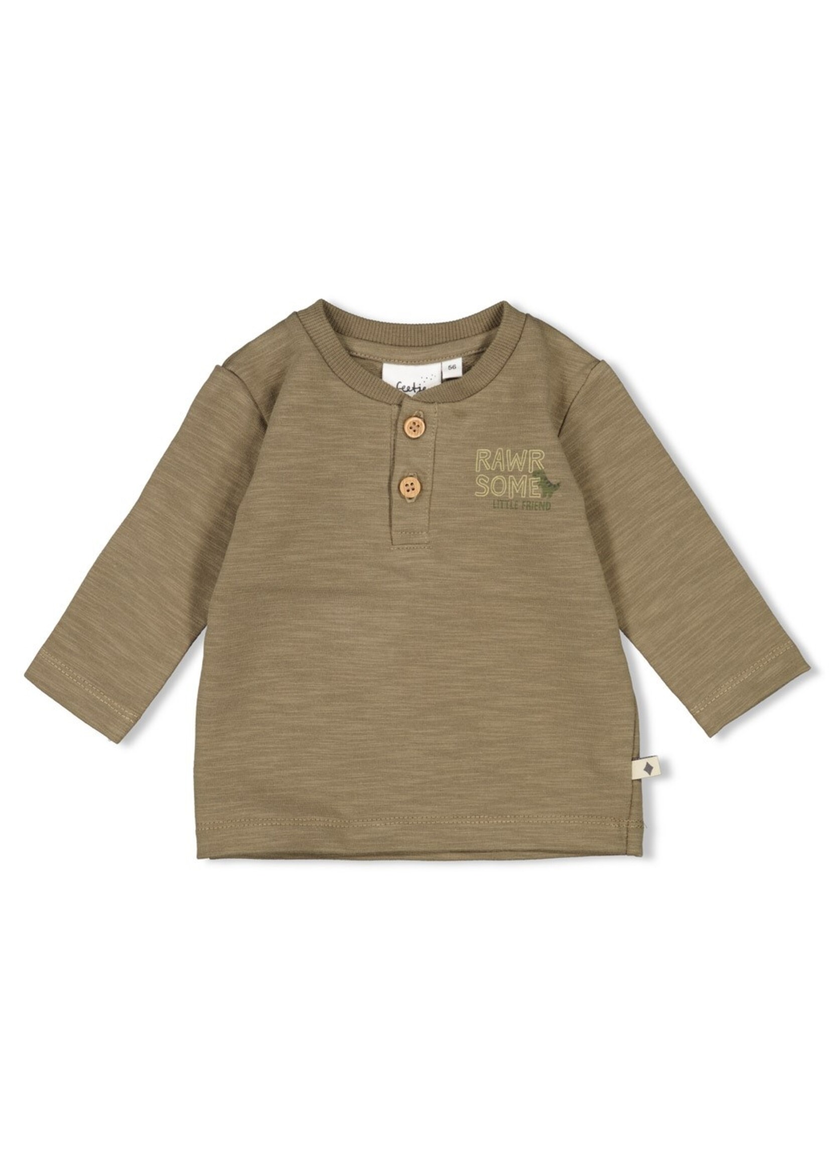 Feetje Longsleeve - Rawrsome - Olijf