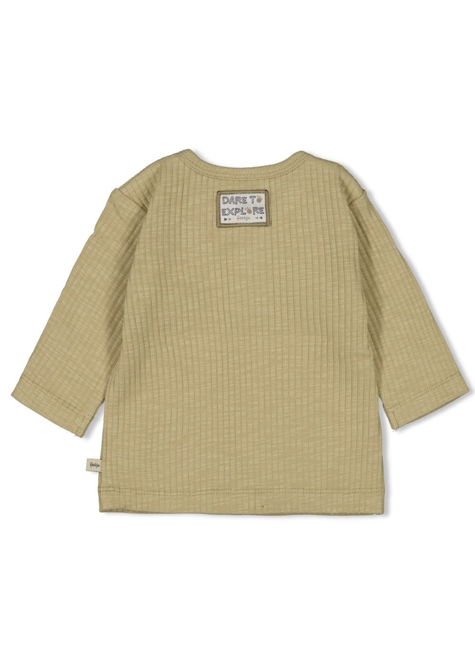 Feetje Longsleeve Rib - Rawrsome - Groen