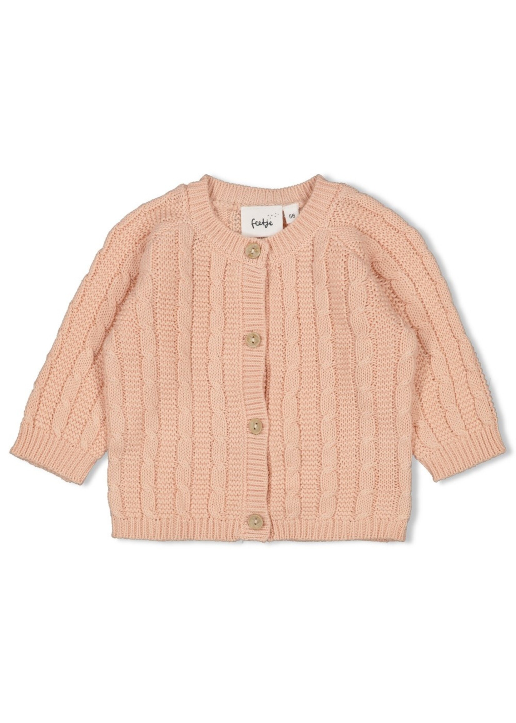 Feetje Vestje Gebreid - The Knits - Roze