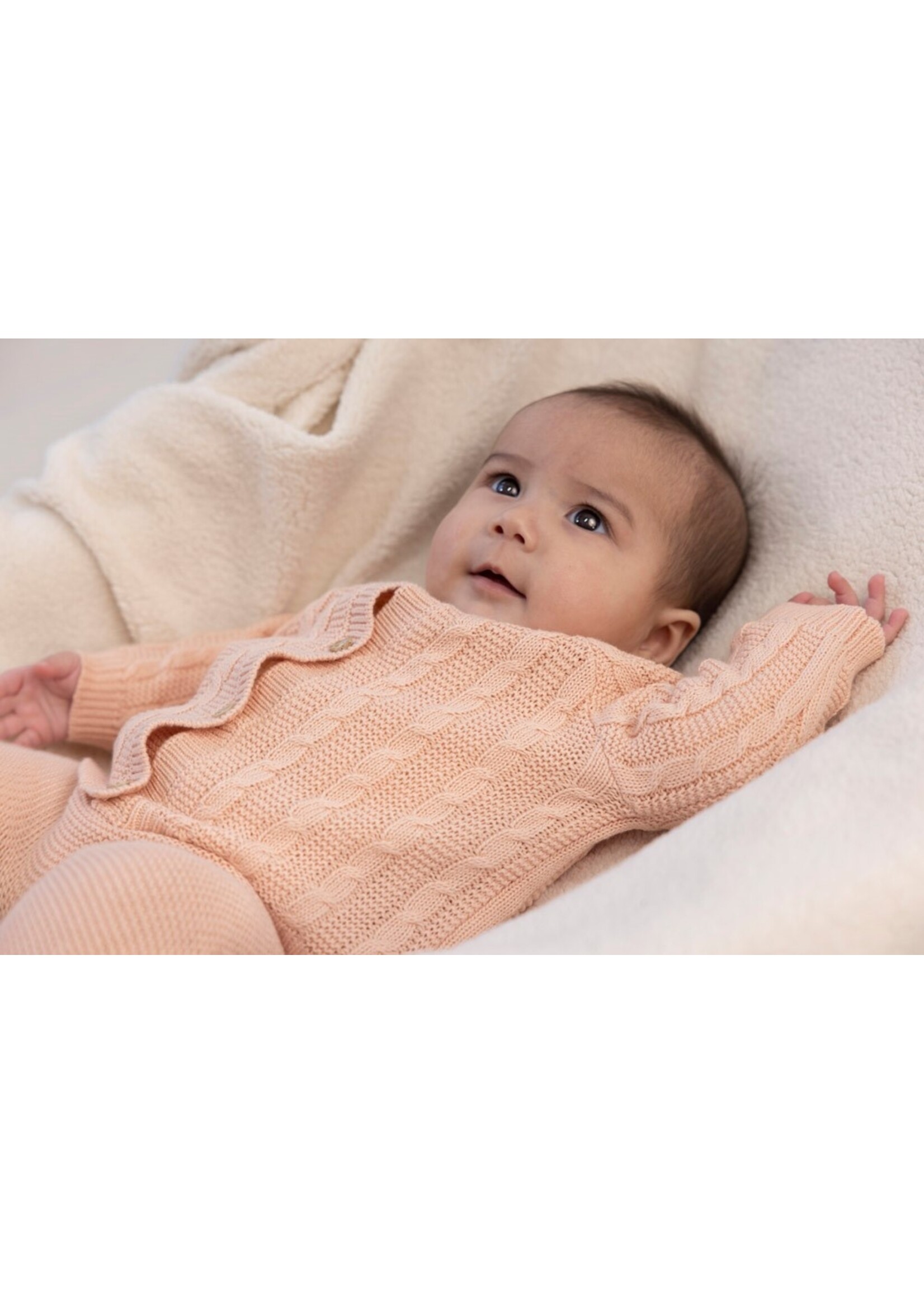 Feetje Vestje Gebreid - The Knits - Roze