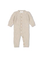 Feetje Pak Gebreid - The Knits - Taupe Melange
