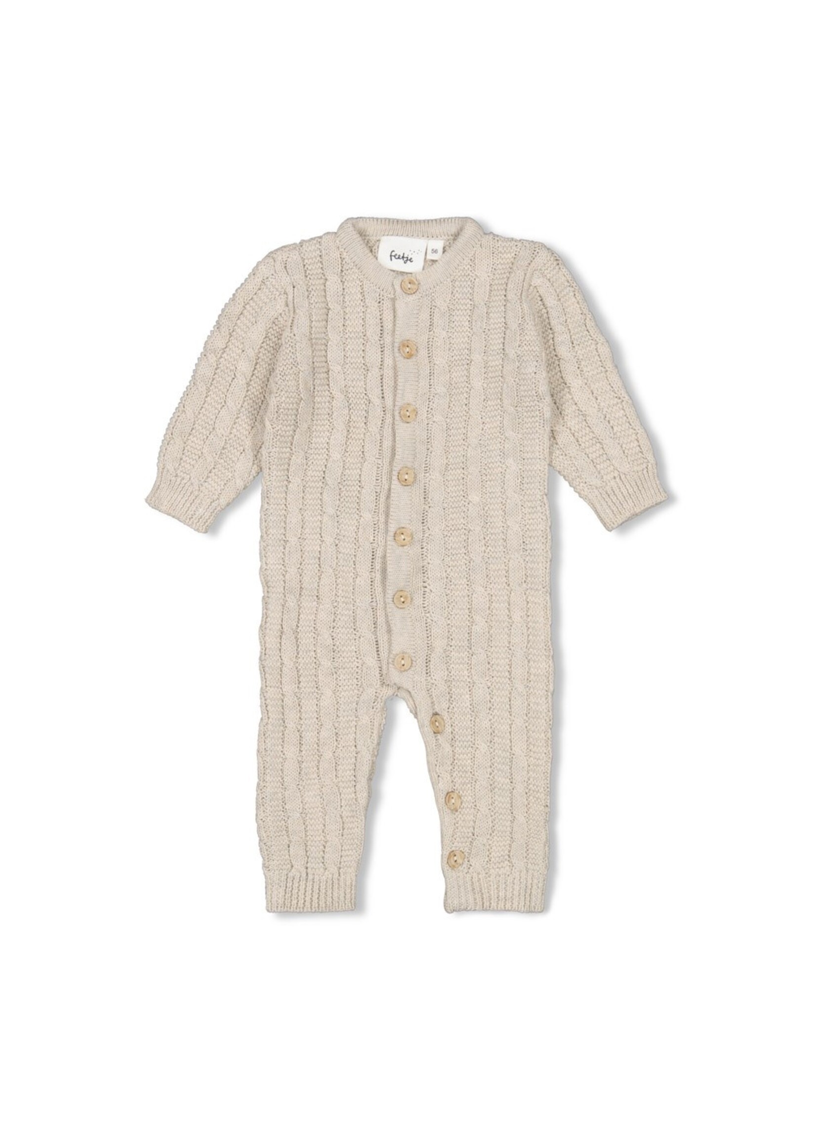 Feetje Pak Gebreid - The Knits - Taupe Melange