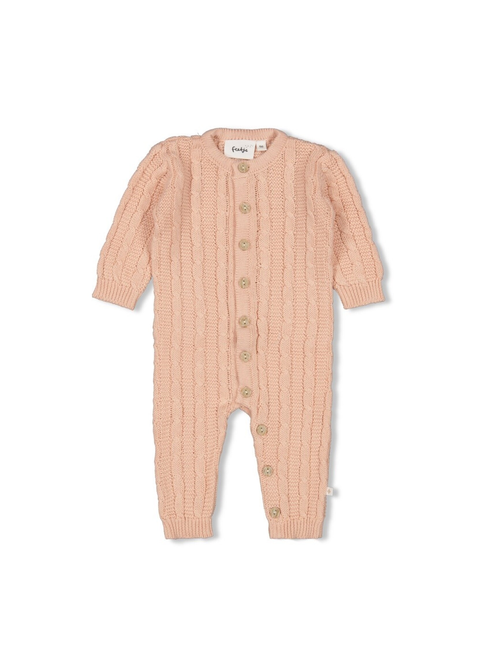 Feetje Pak Gebreid - The Knits - Roze