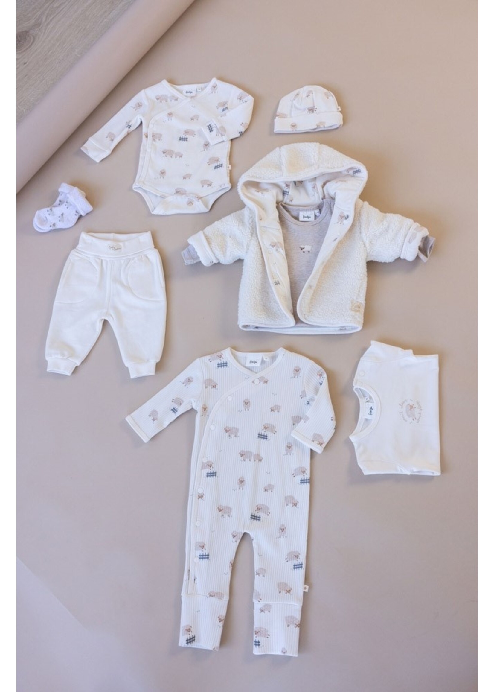 Feetje Sweater Gebreid - Sleepy Sheepy - Zand