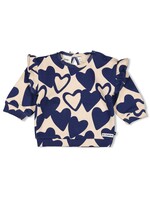 Feetje Sweater AOP - Winter Denims - Indigo