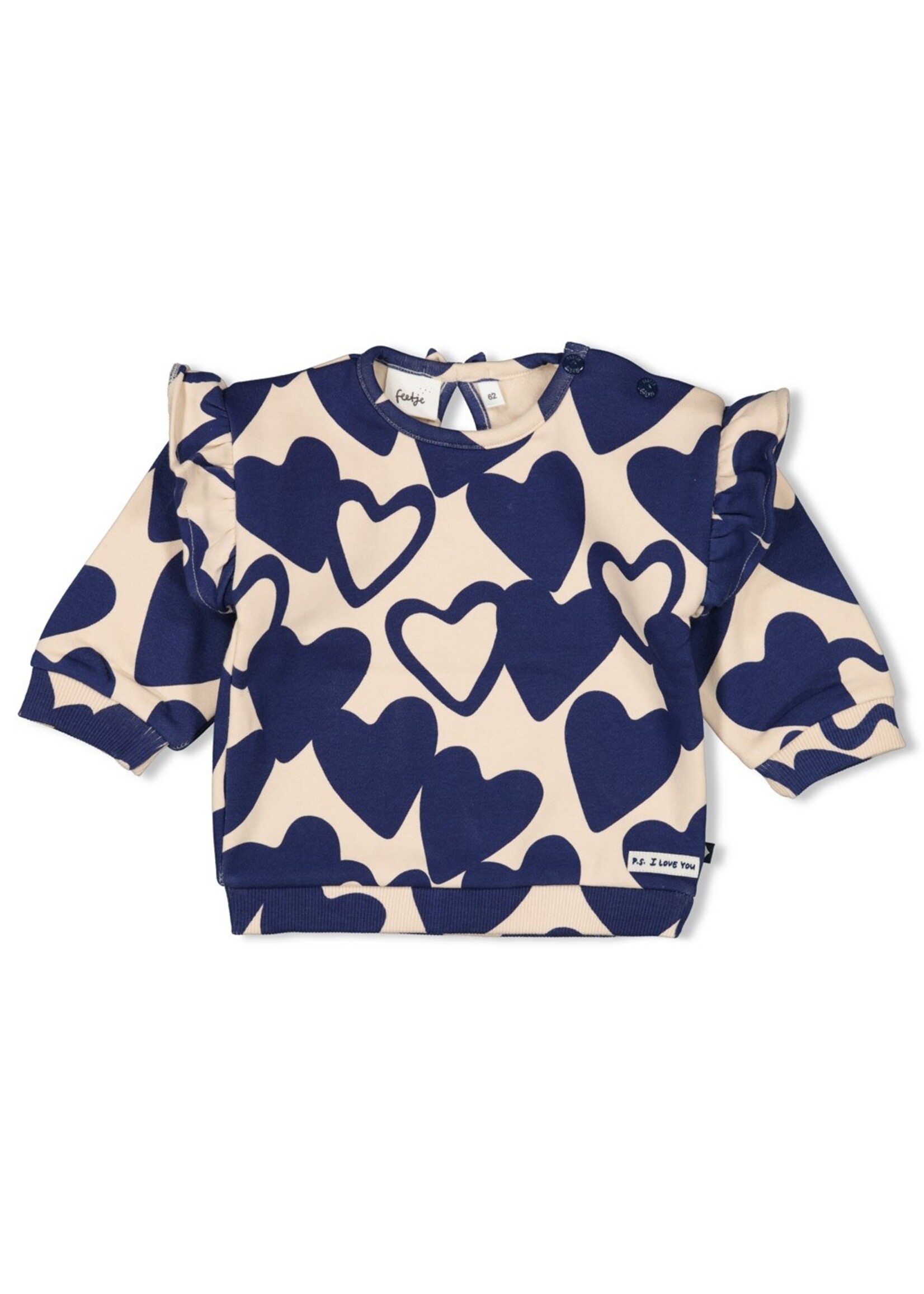 Feetje Sweater AOP - Winter Denims - Indigo