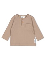 Feetje Longsleeve rib - Let’s Go Taupe