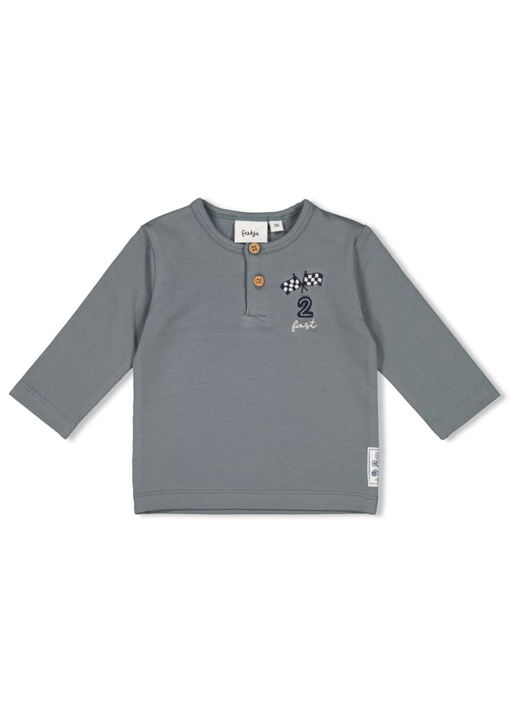 Feetje Longsleeve - Let’s Go Petrol