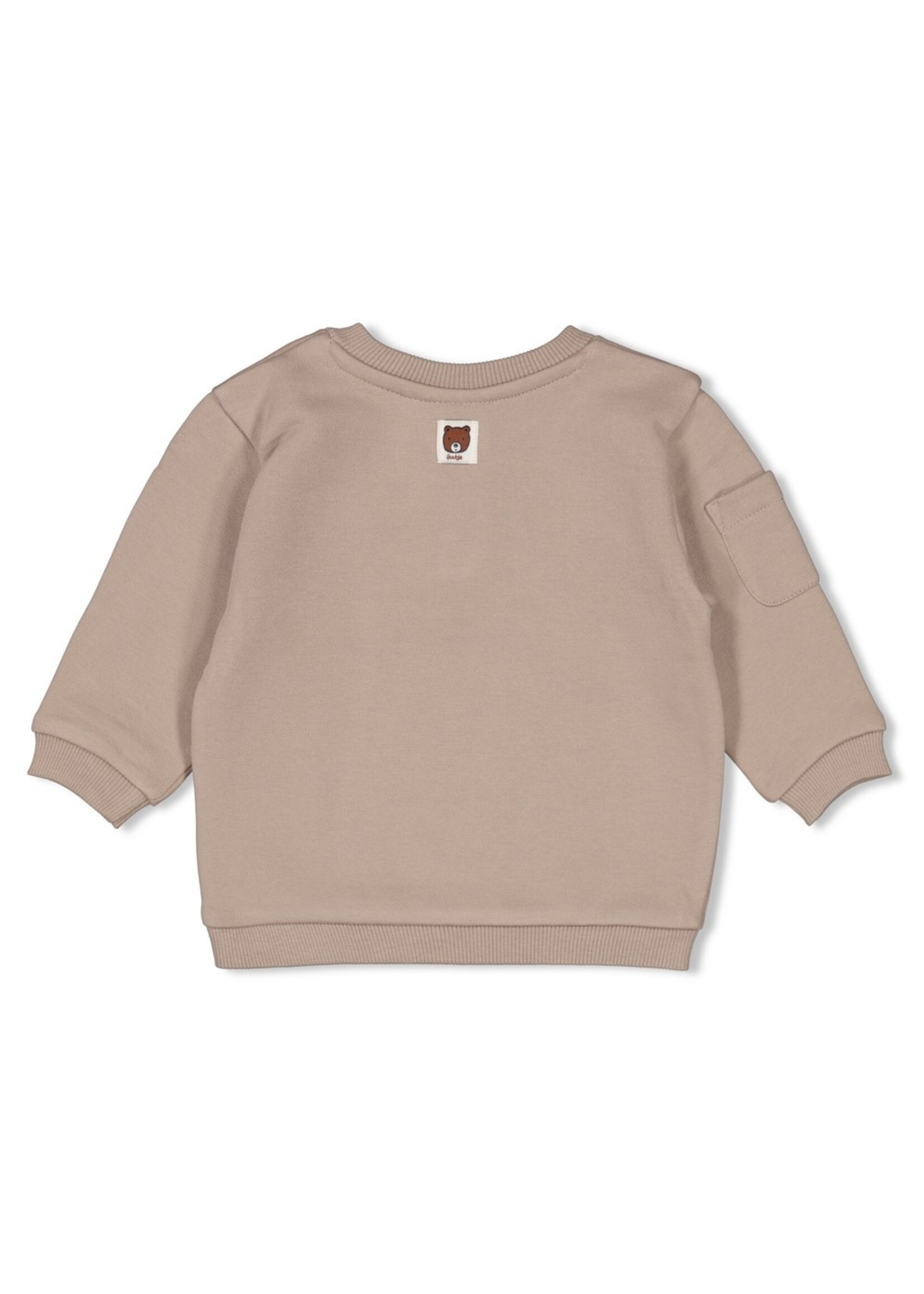 Feetje Sweater - Wild World Grijs