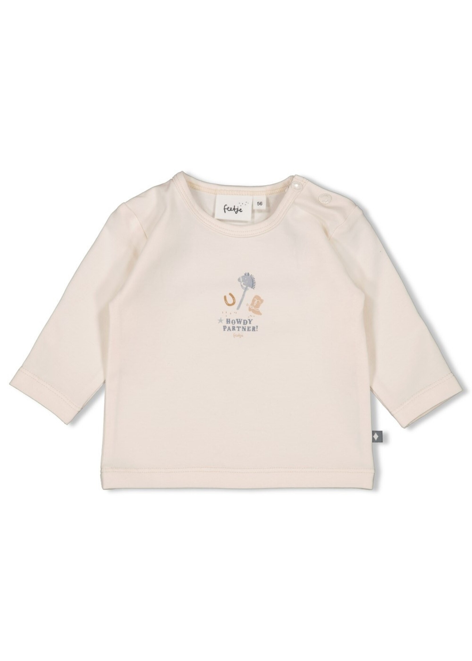 Feetje Longsleeve - Howdy Offwhite