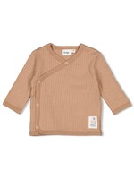Feetje Overslagshirt Rib - Howdy Hazelnoot