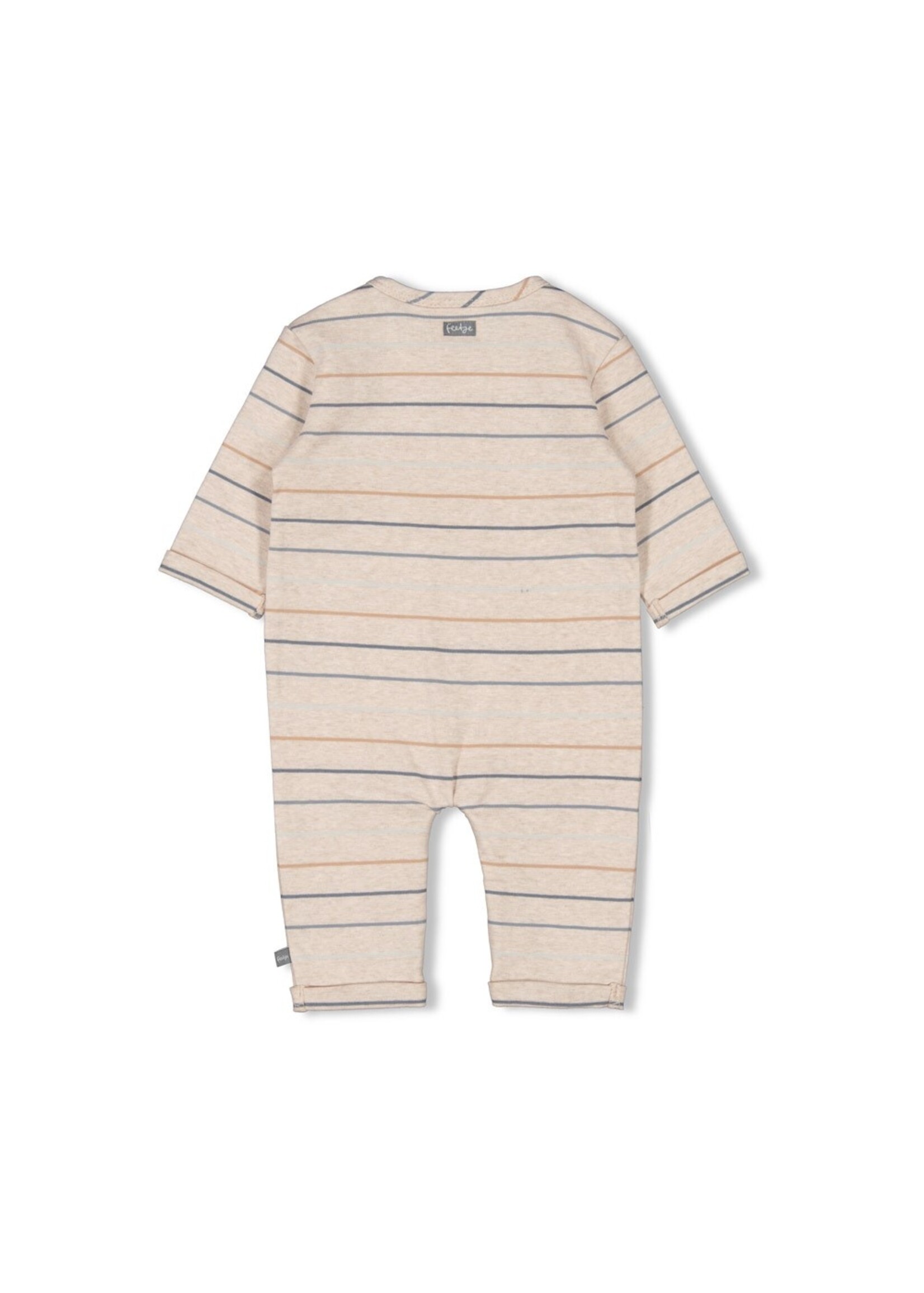 Feetje Pak Streep - Howdy Taupe Melange