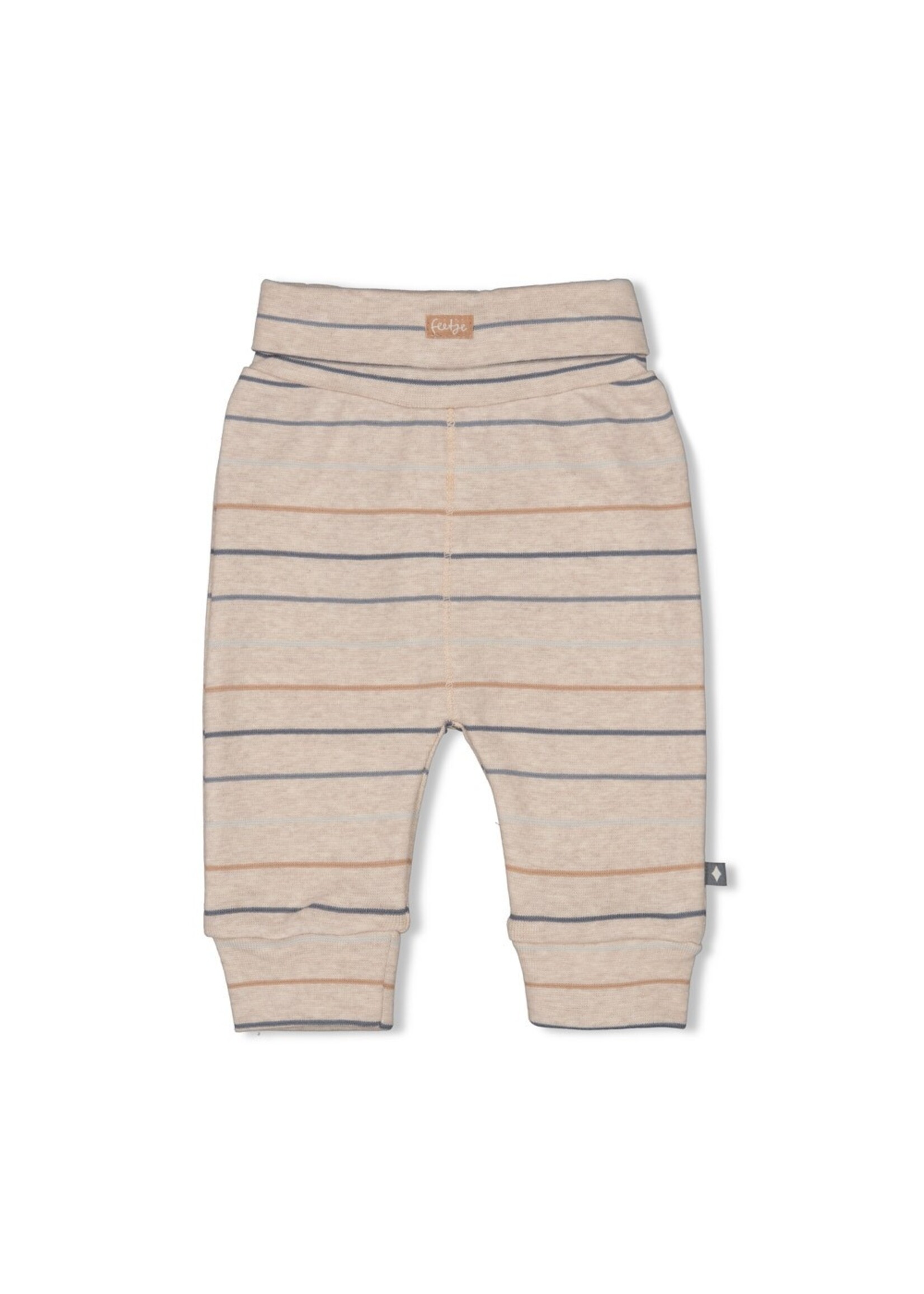 Feetje Broek Streep - Howdy Taupe Melange