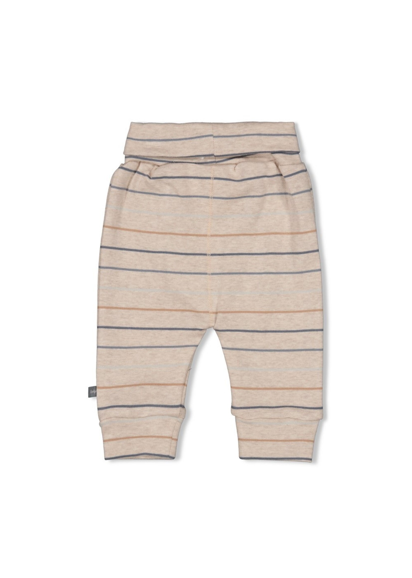 Feetje Broek Streep - Howdy Taupe Melange