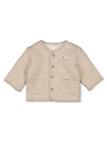 Feetje Omkeerbaar Jasje - Sleepy Sheepy Taupe Melange