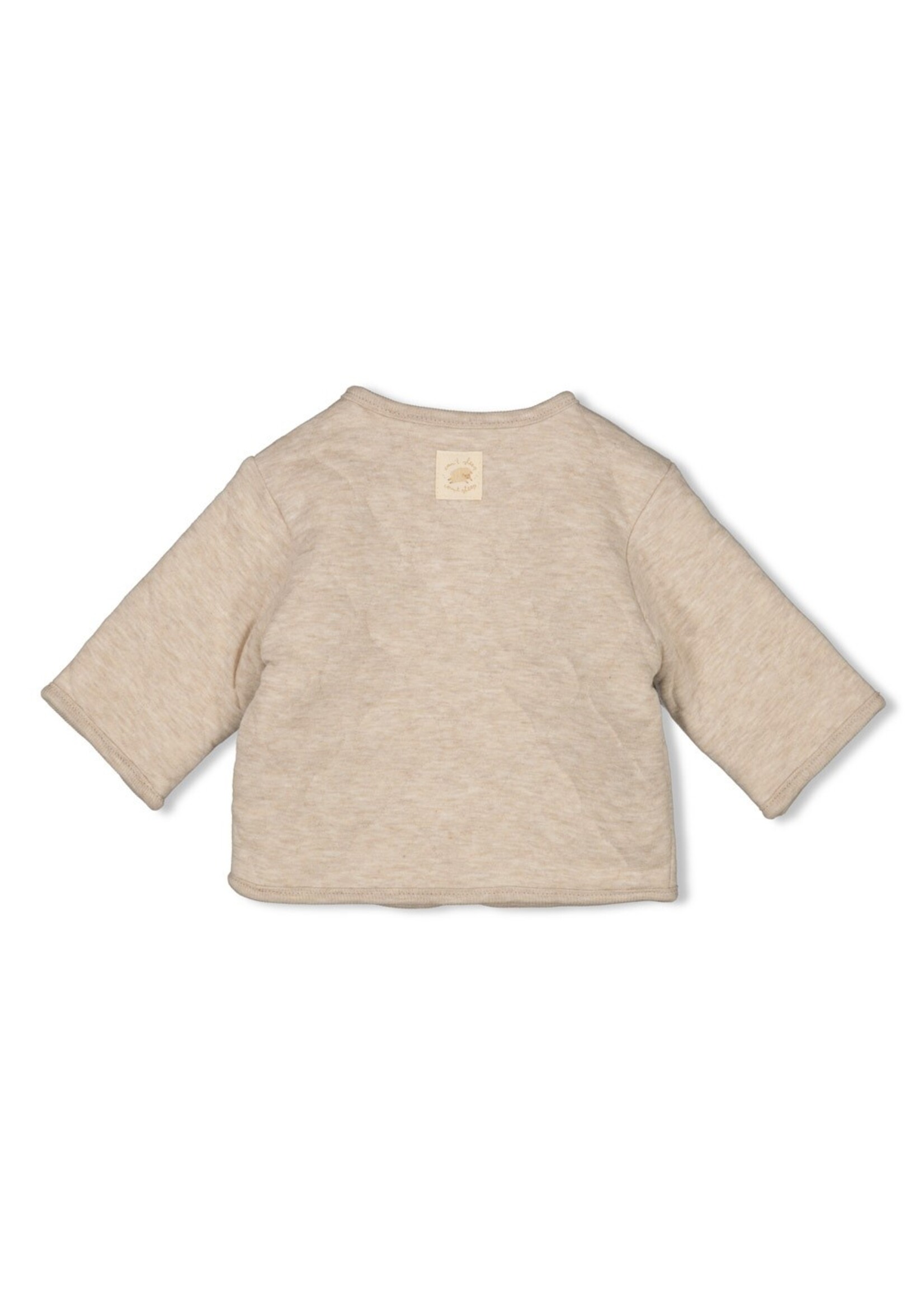Feetje Omkeerbaar Jasje - Sleepy Sheepy Taupe Melange