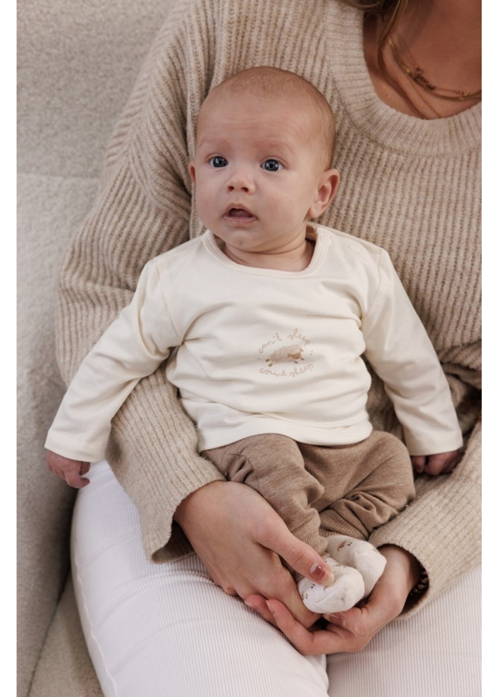Feetje Longsleeve - Sleepy Sheepy Creme