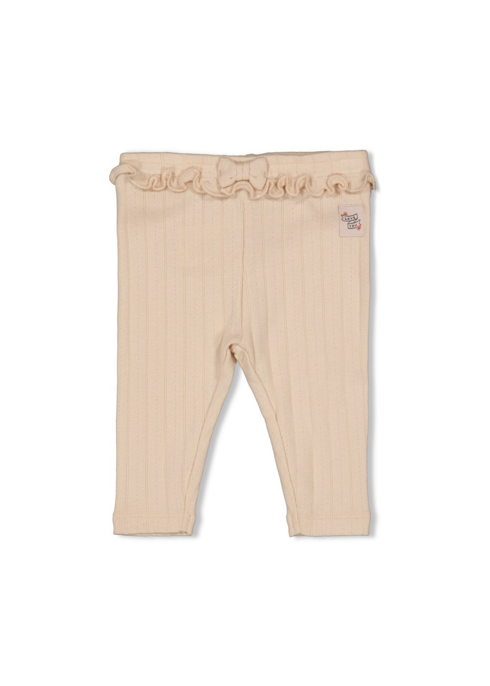 Feetje Legging Pointelle Rib - Woodland Bloom Offwhite