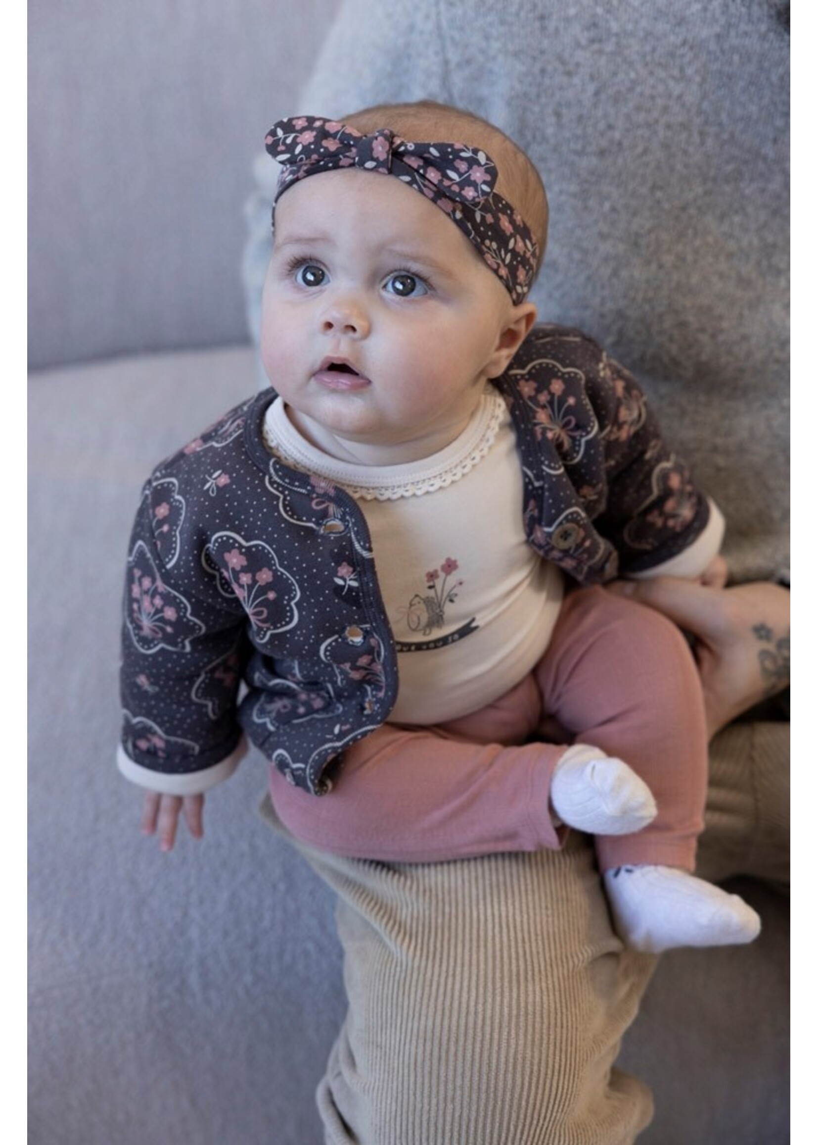 Feetje Longsleeve - Woodland Bloom Offwhite