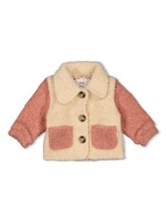 Feetje Bouclé Jasje - Woodland Bloom Offwhite