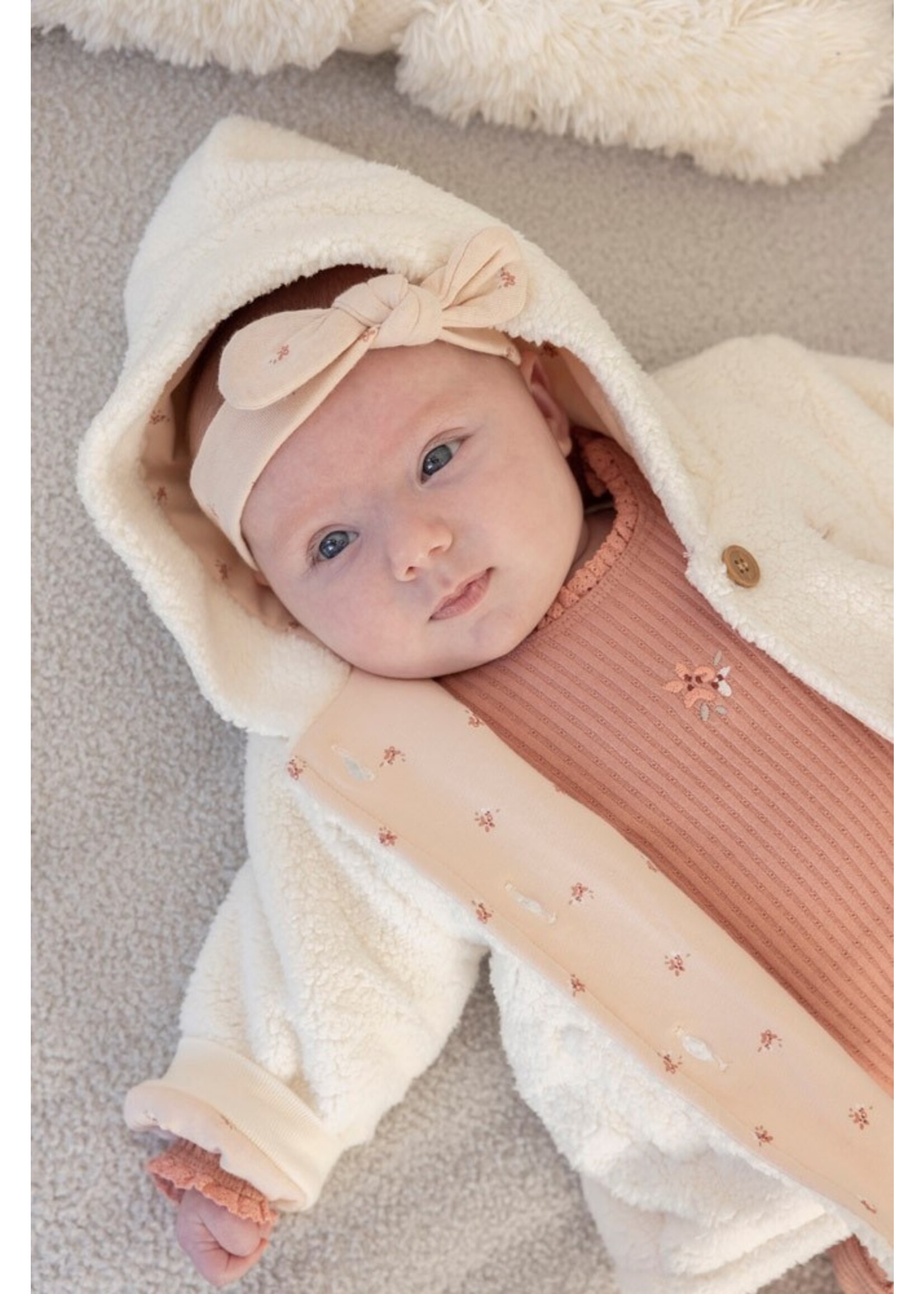 Feetje Teddy Jasje Met Capuchon - Morning Sun Offwhite