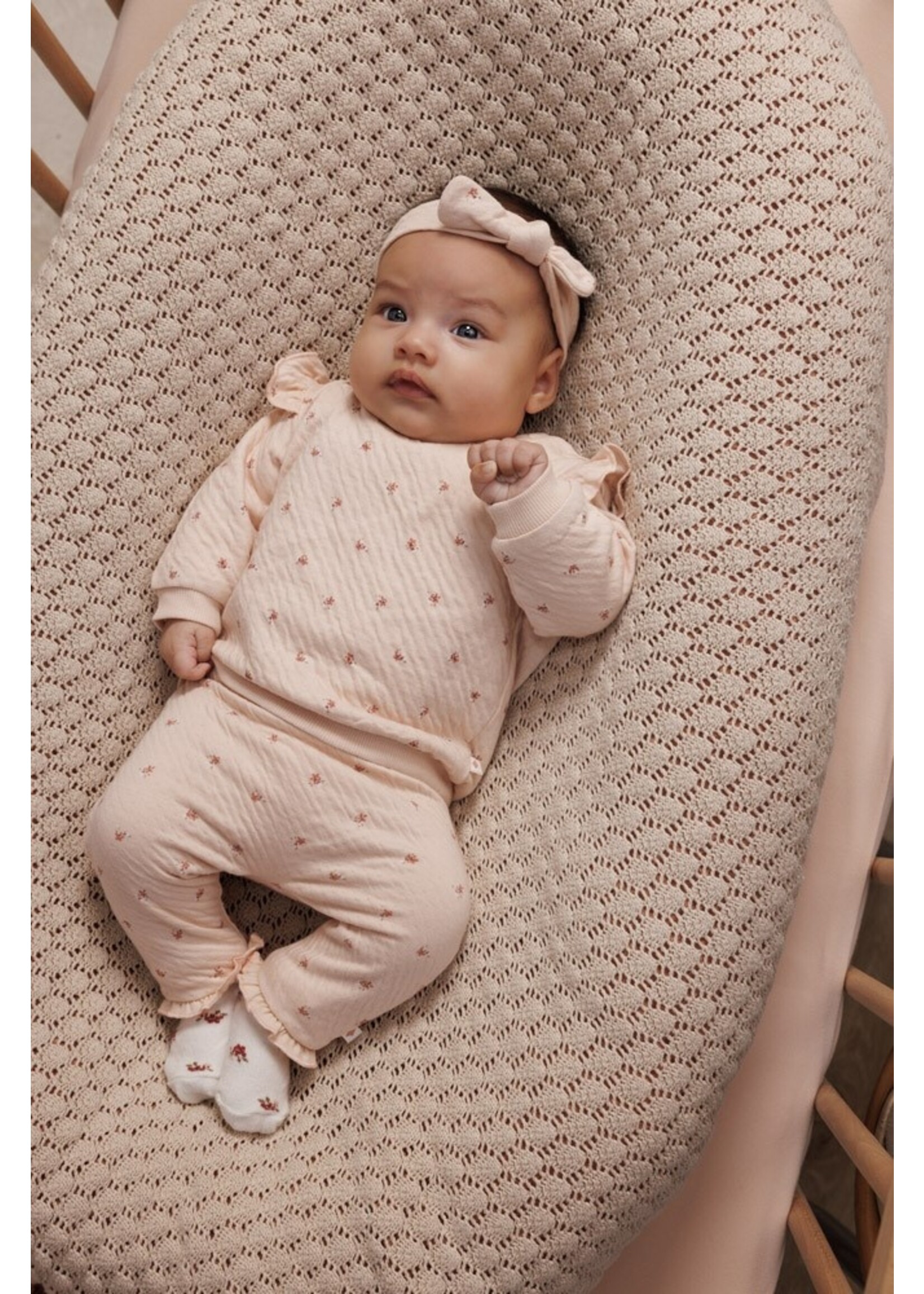 Feetje Sweater AOP - Morning Sun Licht Roze