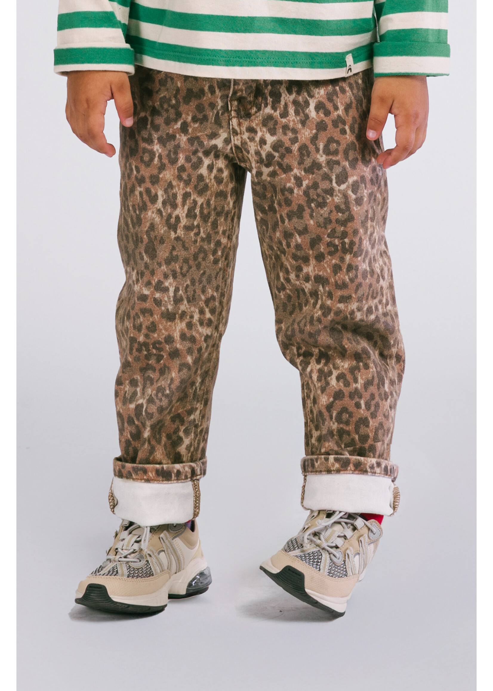 The New Chapter Riley The New Chapter Denim Leopard Pants