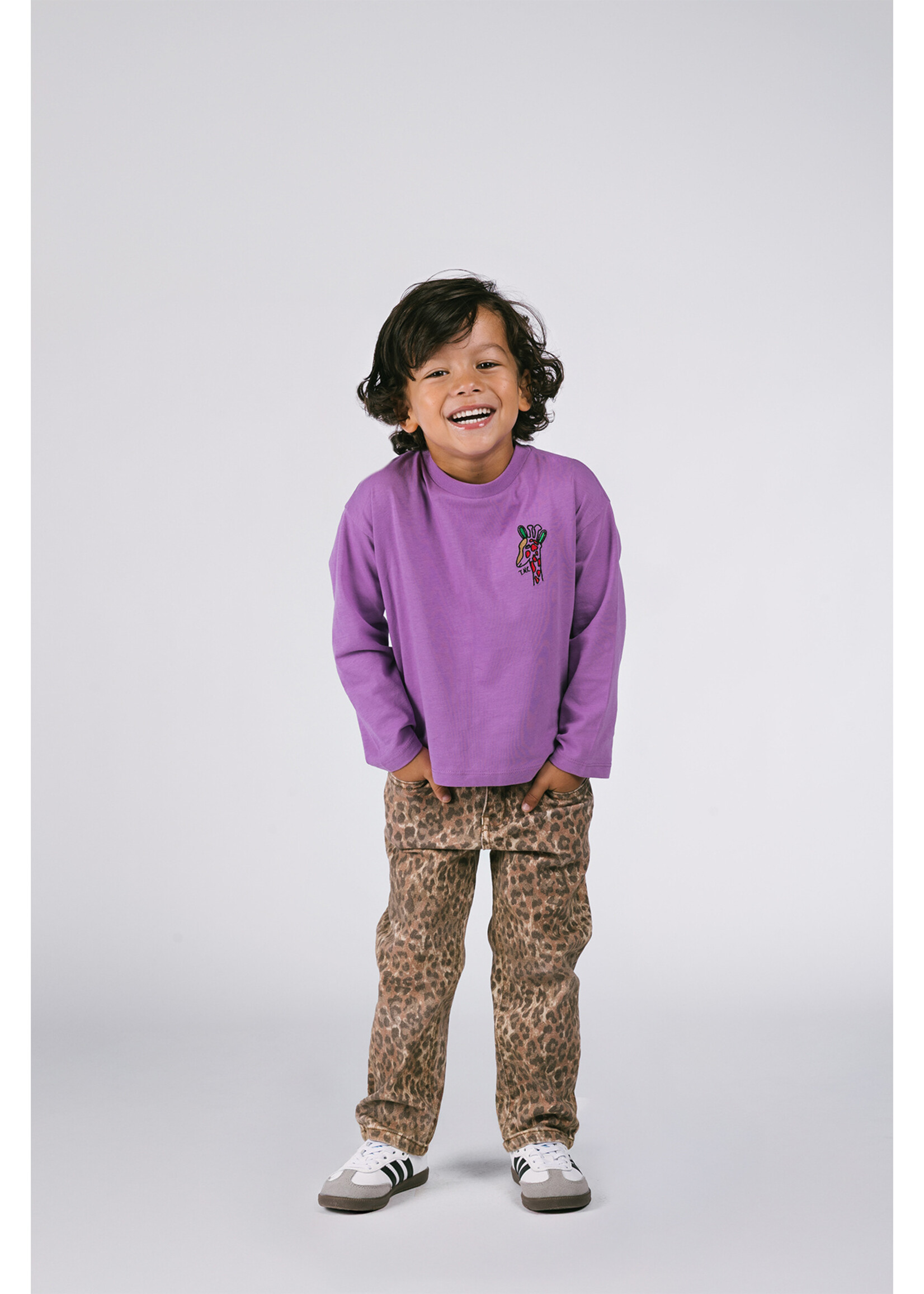 The New Chapter Riley The New Chapter Denim Leopard Pants