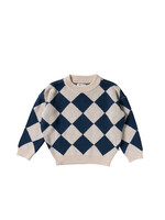 Your Wishes Stripe Knit - Chunky Sweater Tapioca