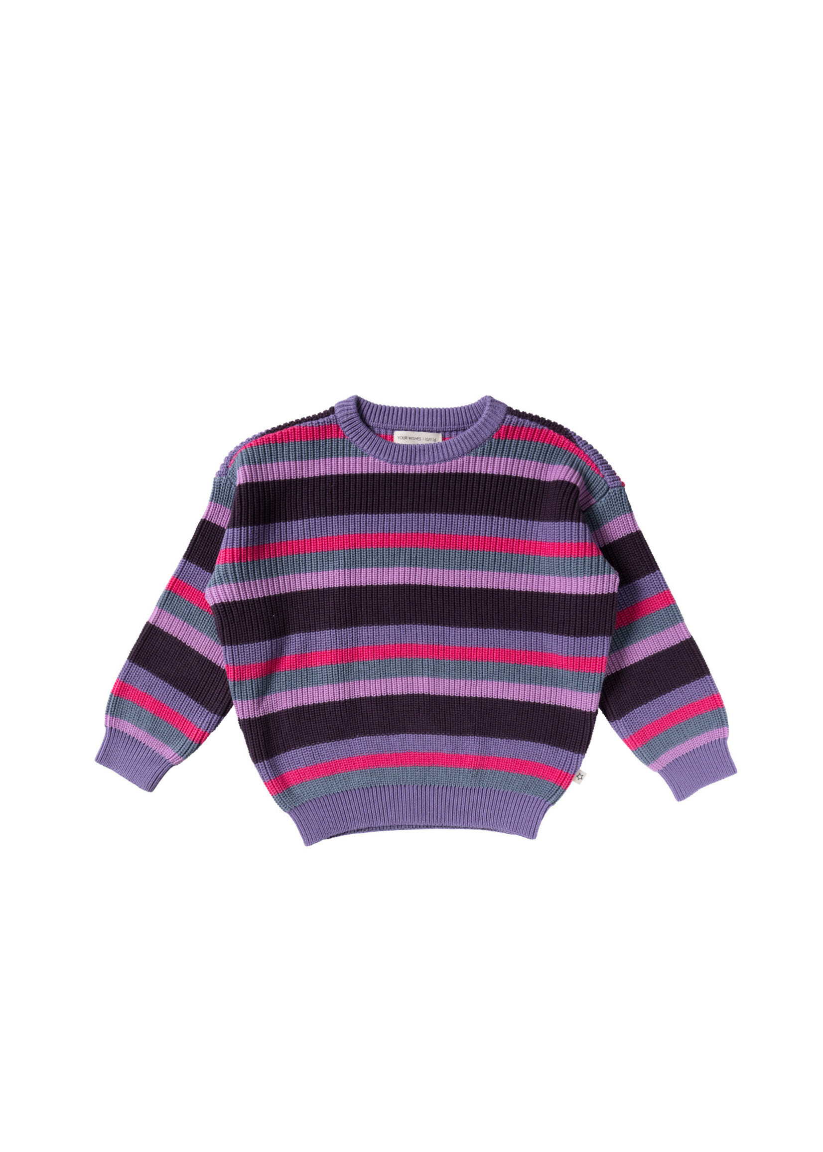 Your Wishes Stripe Knit - Chunky Sweater Daybreak