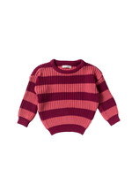 Your Wishes Stripe Knit - Chunky Sweater Desert Rose