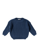 Your Wishes Knit - Chunky Sweater Blue Wing Tale