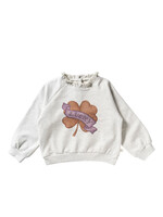 Your Wishes Melange - Ruffle Sweater Birch