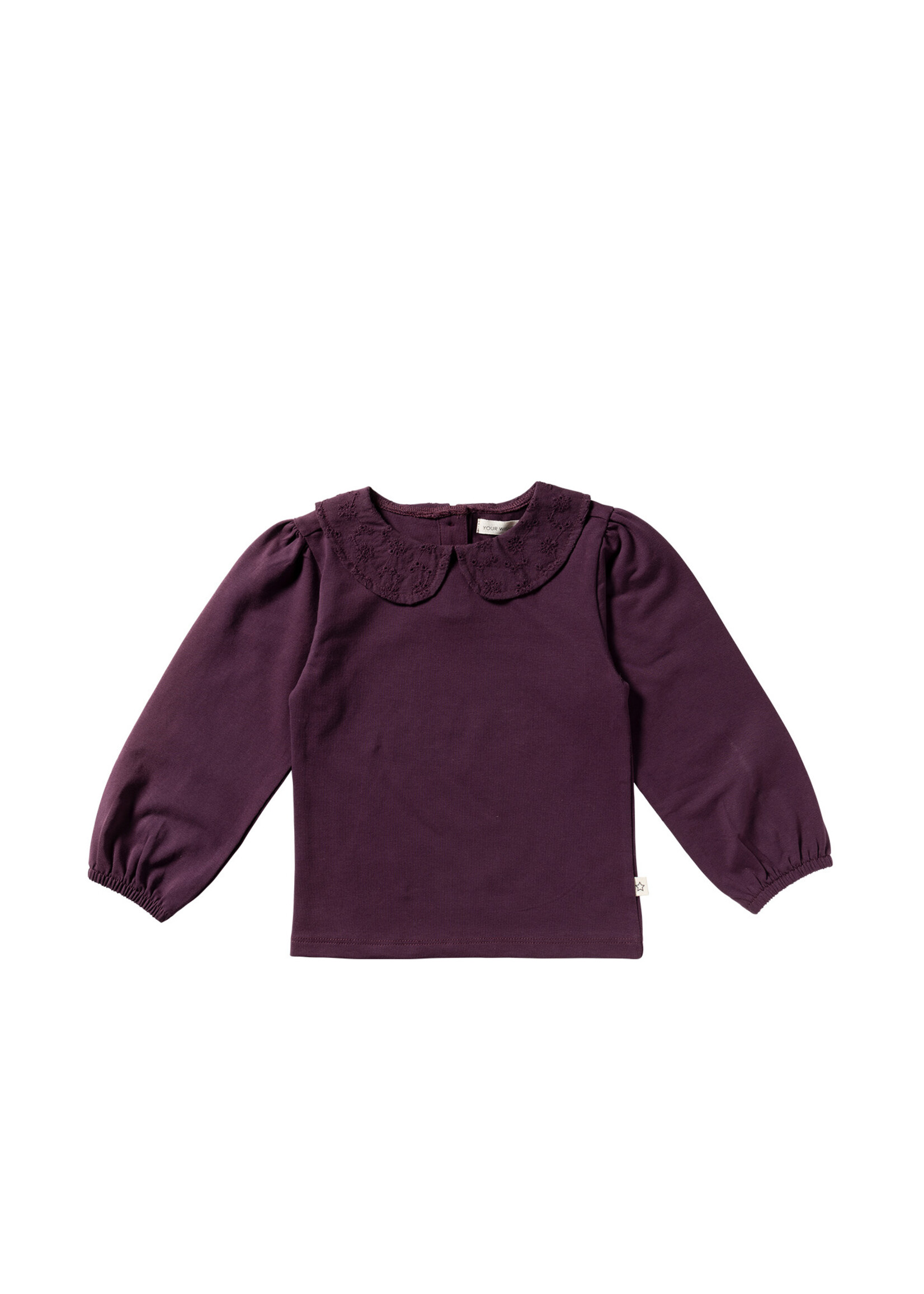 Your Wishes Single Jersey - Collar Longsleeve Plum Perfect