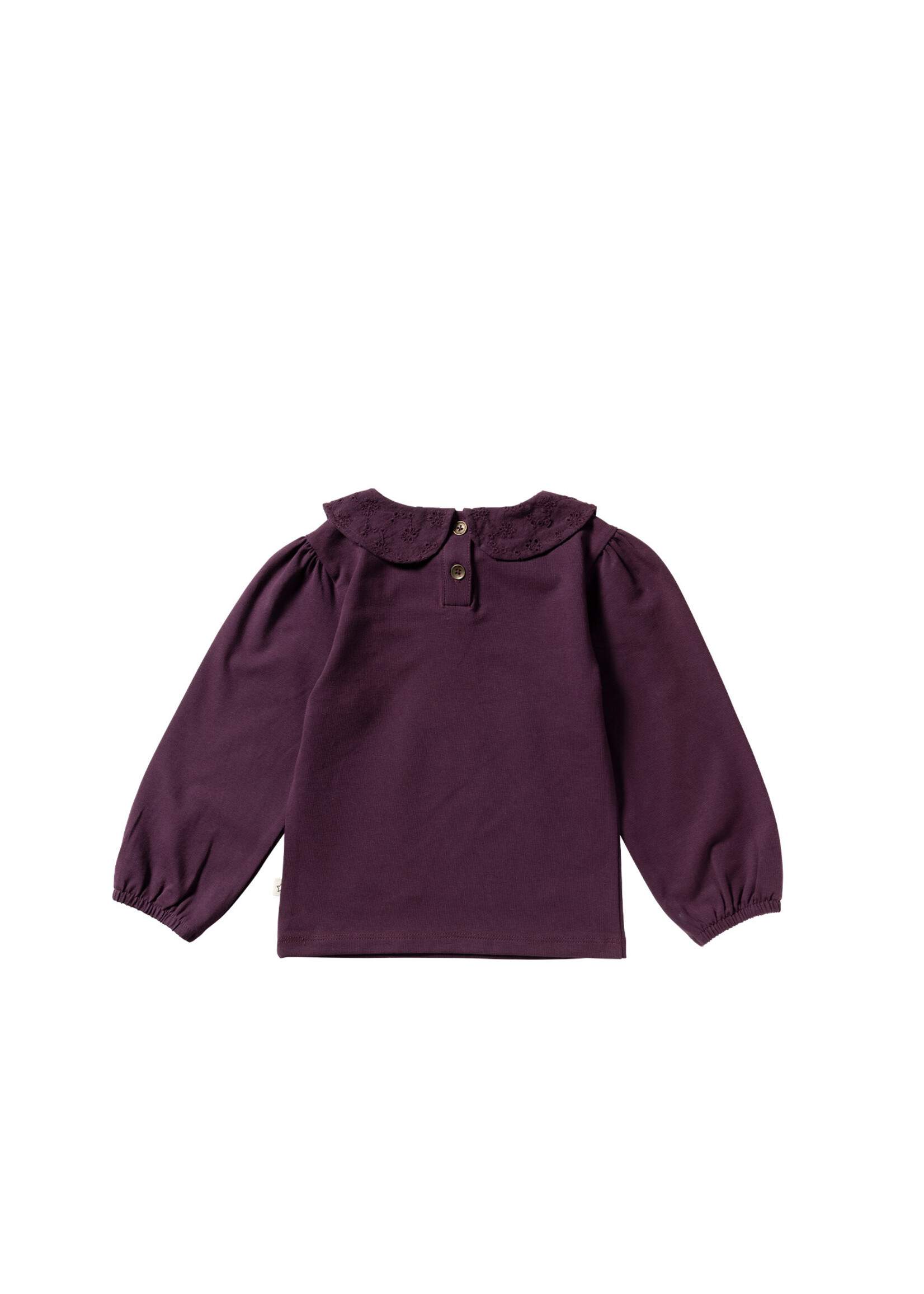 Your Wishes Single Jersey - Collar Longsleeve Plum Perfect