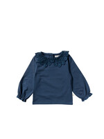 Your Wishes Frenck Knit - Crochet Longsleeve Blue Wing Tale