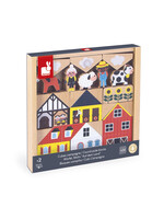 Janod Janod Crossroads - Blokkenset het Plattenland